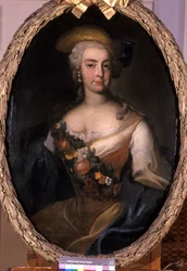 Porträt von Marie, Prinzessin von Hessen, ca. 1750